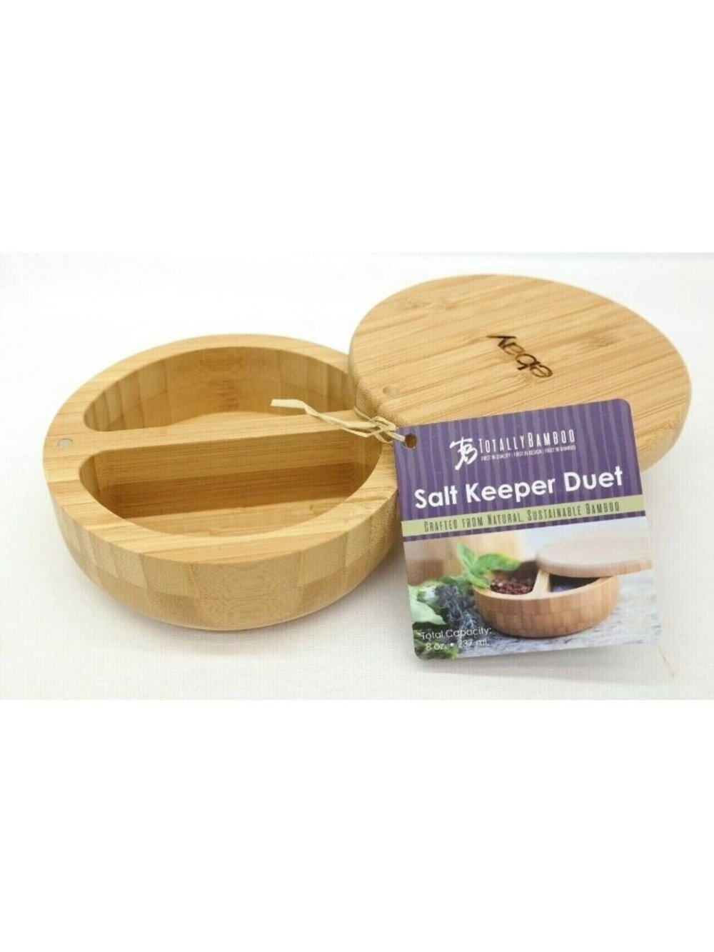 Ebay Branded Salt Keeper Totally Bamboo Swivel Top  Duet 8 oz Ebay Branded  TF